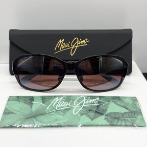 Maui Jim Koki Beach Purple Tortoise Polarized Rose Lenses Sunglasses R433-28T